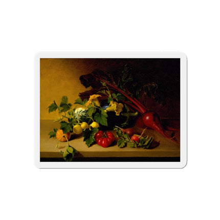 Still Life with Vegetables by James Peale Die-Cut Magnets (5 Sizes)
