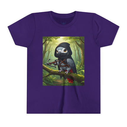 The African Grey Sentinel Youth Short Sleeve Tee