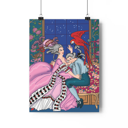 The Jealous Parrot by George Barbier Giclée Art Print