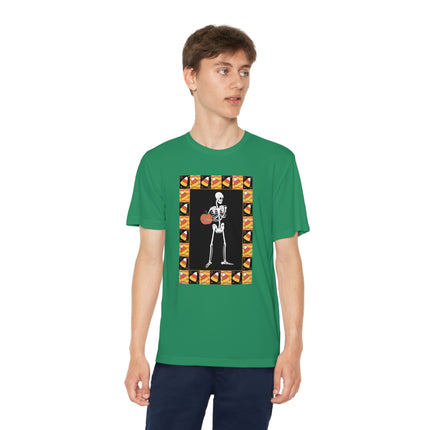 Candy Corn Skeleton Youth Competitor Tee