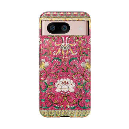 Pink Floral Pattern by Owen Jones Phone Cases