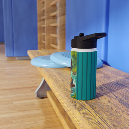 The Daring Drake Stainless Steel Water Bottle, Standard Lid