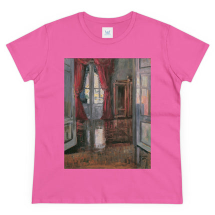 View into an Apartment by Egon Schiele Women's Midweight Cotton Tee