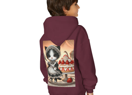 Patisserie Kitten Youth Heavy Blend Hooded Sweatshirt