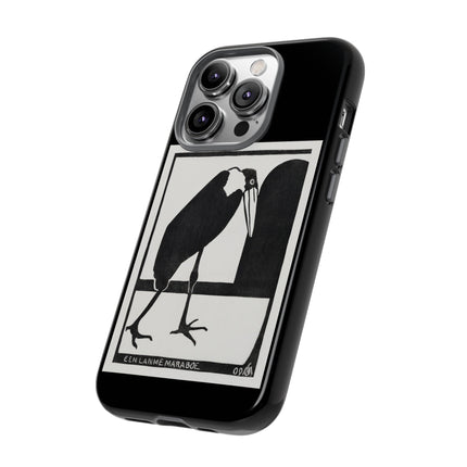 A Lame Marabou by Samuel Jessurun de Mesquita Phone Cases