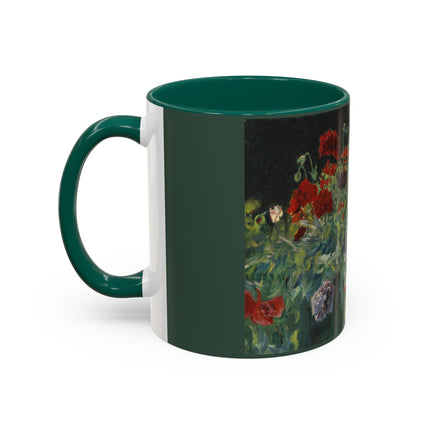 A Study of Poppies for Carnation, Lily, Lily, Rose by John Singer Sargent Colorful Mugs (11oz, 15oz)