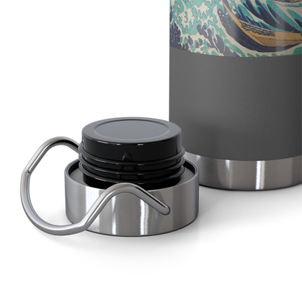 The Great Wave off Kanagawa by Katsushika Hokusai Copper Vacuum Insulated Bottle, 22oz