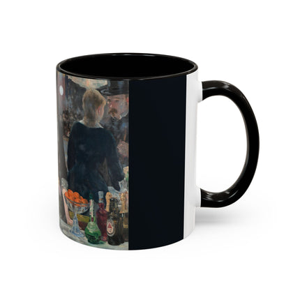 A Bar at the Folies-Bergère by Edouard Manet Colorful Mugs (11oz, 15oz)