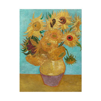 Vase with Twelve Sunflowers by Vincent Van Gogh Matte Canvas, Stretched, 0.75”