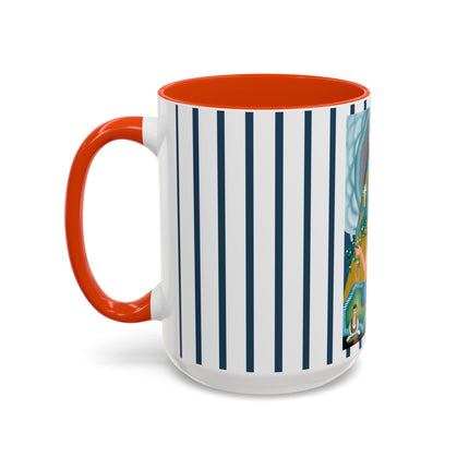 Art Deco Christmas Elegance Colorful Mugs (11oz, 15oz)