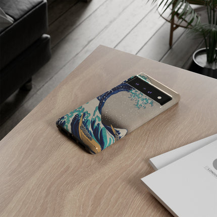 The Great Wave off Kanagawa by Katsushika Hokusai Phone Cases