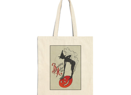 Bewitching Halloween Cotton Canvas Tote Bag