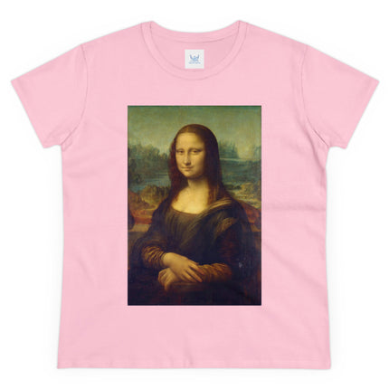 Mona Lisa by Leonardo da Vinci Women's Midweight Cotton Tee