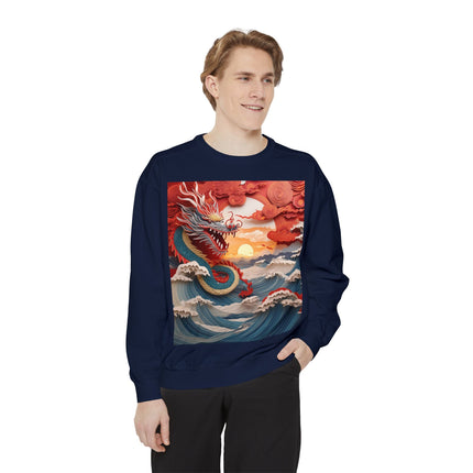 Stormbound Dragon Garment-Dyed Sweatshirt