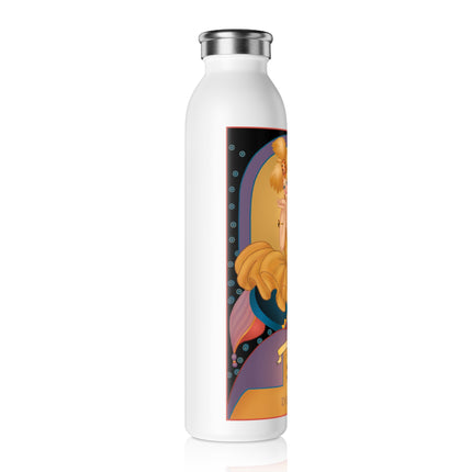 November & Topaz (from the Gem Series) by Sofia Chiostri Slim Water Bottle
