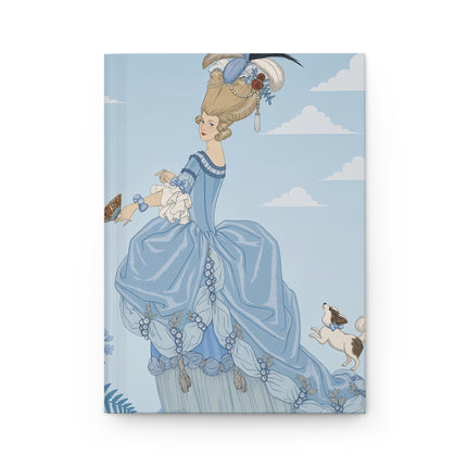 🩵🌸 The Lady Of The Blue Rose Garden Hardcover Journal – Classical Floral Elegance