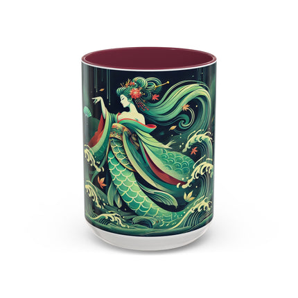 Mermaid Queen Rising from the Deep Colorful Mugs (11oz, 15oz)