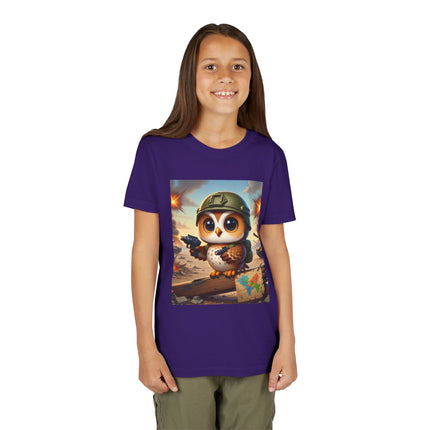 Owl on the Front Lines Youth Short Sleeve Tee