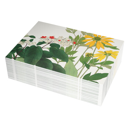 Clerodendrum & Rudbeckia by Tanigami Kônan Greeting Cards (1, 10, 30, and 50pcs)