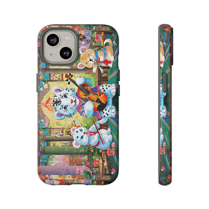Melodies of the Snow Lion Cub Phone Cases