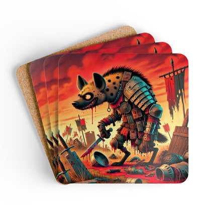 The Cunning Scavenger Corkwood Coaster Set