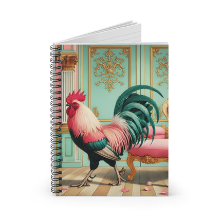 The Salon Rooster Spiral Notebook - Ruled Line