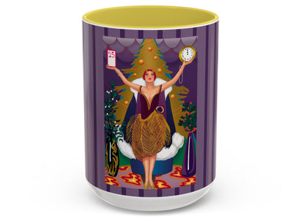 Countdown to Christmas Elegance Colorful Mugs (11oz, 15oz)