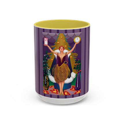 Countdown to Christmas Elegance Colorful Mugs (11oz, 15oz)