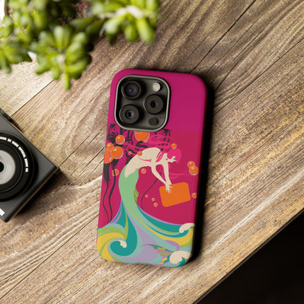 Mermaid Dive Phone Case – Vibrant Waves & Playful Elegance