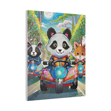 Bumper Car Bonanza Matte Canvas, Stretched, 0.75"
