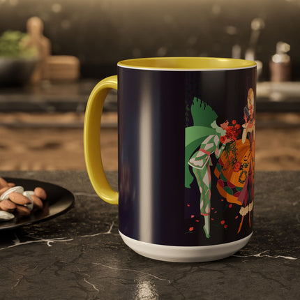 Moonlit Masquerade: The Fairy Queen's Ball Colorful Mug (11oz, 15oz) – Fairy Tale Elegance, Fantasy Charm & Enchanted Style