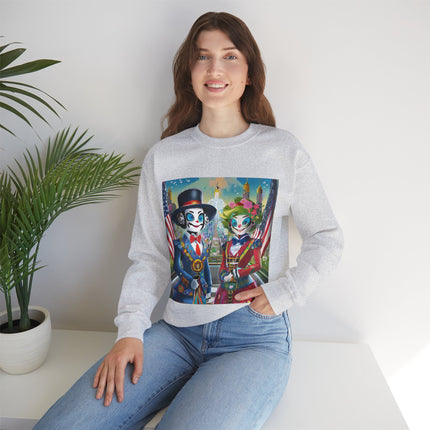 Cyber Punk Warrior Robots Unisex Heavy Blend™ Crewneck Sweatshirt