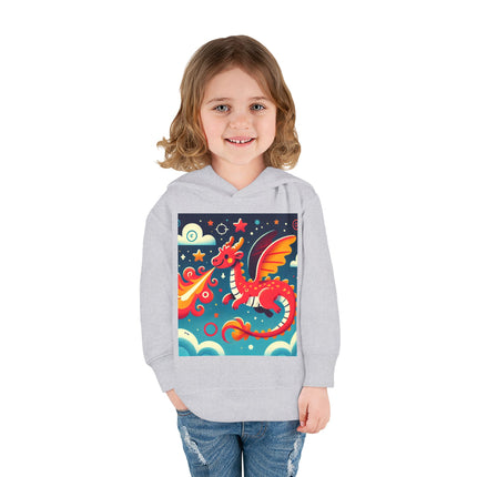 Starry Sky Dragon Toddler Pullover Fleece Hoodie