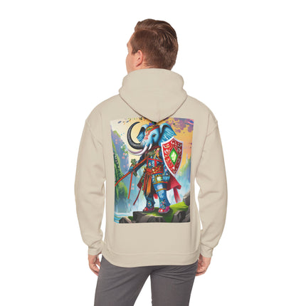 Cyberpunk Elephant – Heavy Blend™ Hooded Sweatshirt