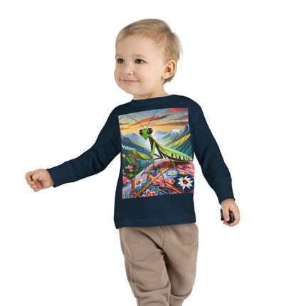 The Joyful Mantis Toddler Long Sleeve Tee