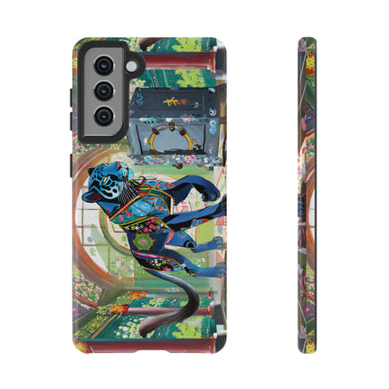 Cyber Panther's Hunt Phone Cases