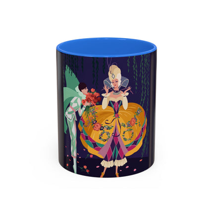Moonlit Masquerade: The Fairy Queen's Ball Colorful Mug (11oz, 15oz) – Fairy Tale Elegance, Fantasy Charm & Enchanted Style