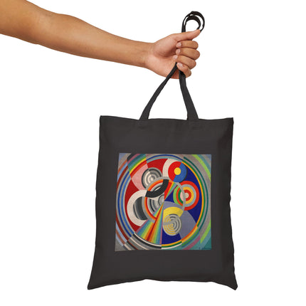 Rythme No. 1 by Robert Delaunay Cotton Canvas Tote Bag
