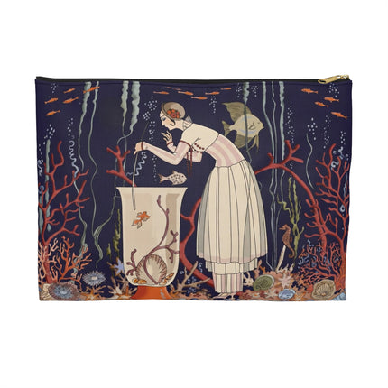 The Dazzling Little Fish Flat Pouch – Art Deco Elegance & Timeless Glamour