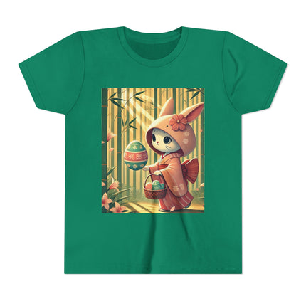 Geisha Kitten’s Easter Stroll Youth Short Sleeve Tee