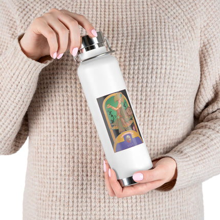 October & Opal, Tourmaline (from the Gem Series) by Sofia Chiostri Copper Vacuum Insulated Bottle, 22oz
