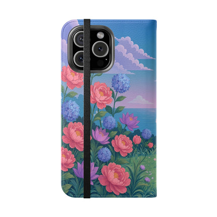 🌸🩰 The Garden Dancer Flip Case – Art Deco Floral Whimsy