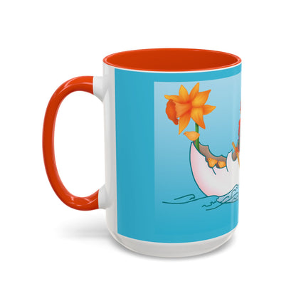 A Rooster's Seafaring Adventure Colorful Mugs, 11oz