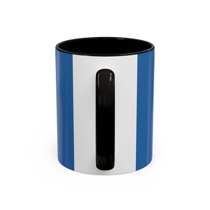 💙🌼 The Bluebell Christmas Promenade Colorful Mug – Art Deco Holiday Fantasy