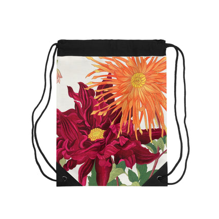 Dahlia by Tanigami Kônan Drawstring Bag