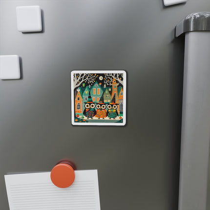 Night of the Trick-or-Treating Owlets Die-Cut Magnets (5 Sizes)