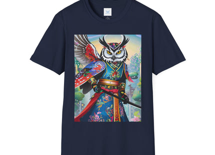 Cyberpunk Samurai Owl Softstyle T-Shirt