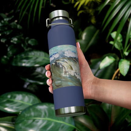 The Wave by Karl Hagemeister Copper Vacuum Insulated Bottle, 22oz