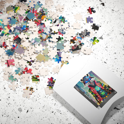 Cyber Hyena Puzzle (110, 252, 520, 1014-piece)