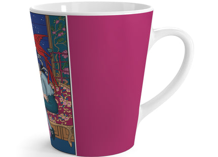 The Jealous Parrot by George Barbier Latte Mug